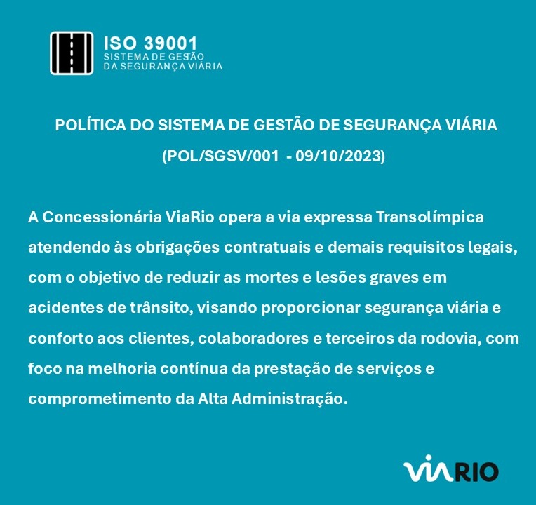 selo ISO 39001